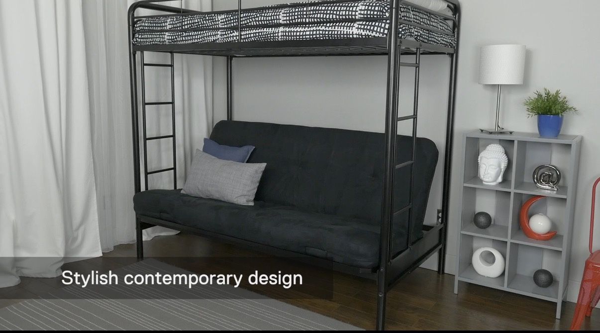 Bunk Bed With Folding Couch Into A Full