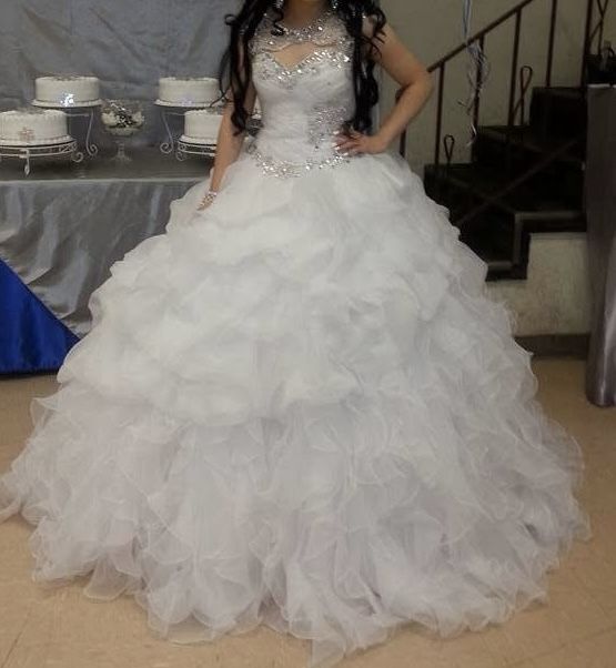 White Quinceañera Dress