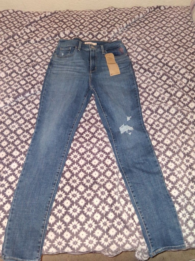 Levi's 721 High Rise Skinny Jeans - Size 8 Medium (W29 L30)