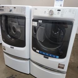 💢💢SET MAYTAG STEAM WASHER AND ELECTRIC DRYER WITH WARRANTY 