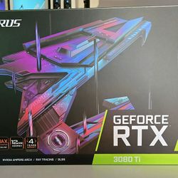 *AORUS MASTER 12GB GDDR6 3080TI  GPU - FACTORY WARRANTY UNTIL 2026 - PERFECT CONDITION! *MUST SEE!*