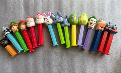 Pez Candy Dispensers Mixed collections Lot of 15 pcs, $15