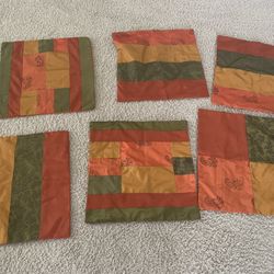 Set Of  6 Cushion Covers 16”x16”