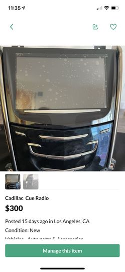 Cadillac Cue Repair