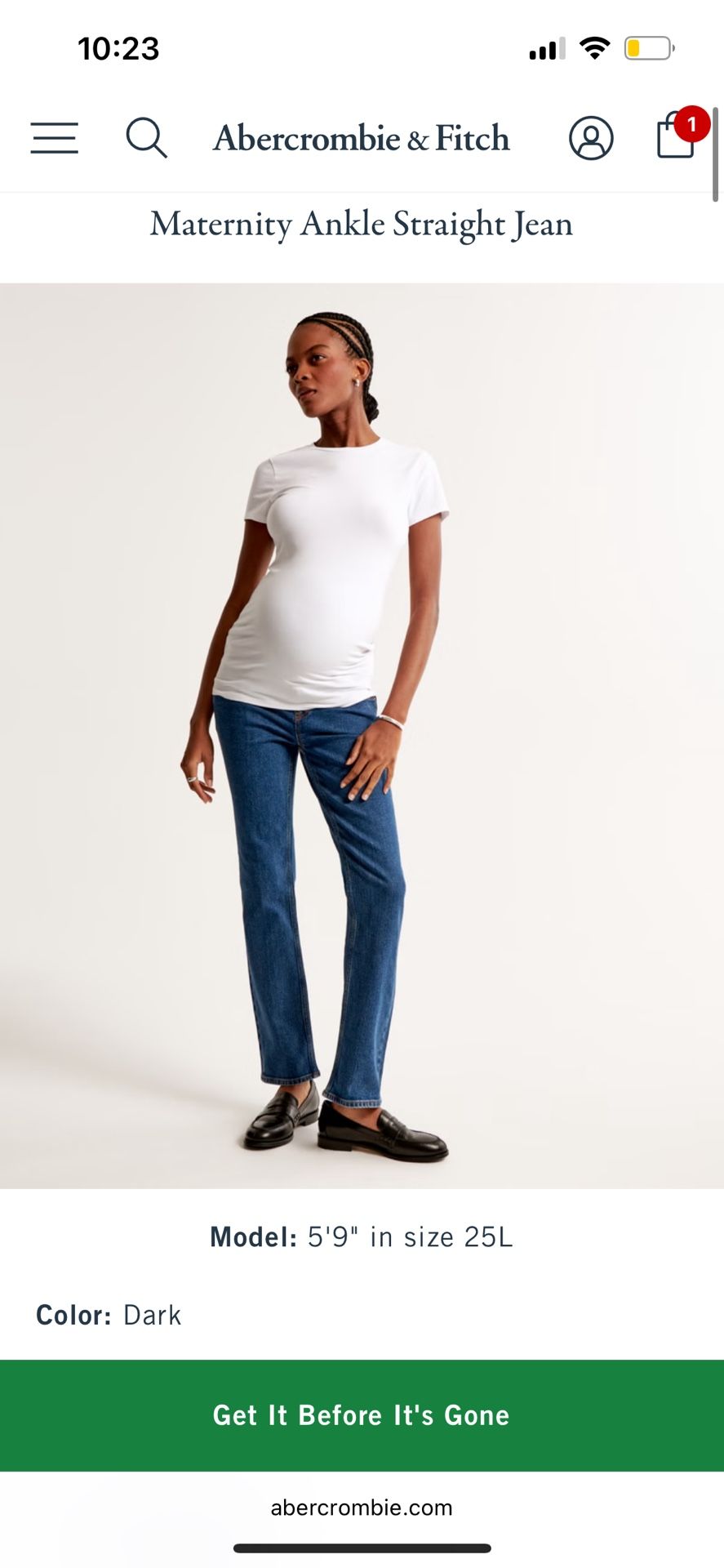Maternity Jeans Abercrombie 