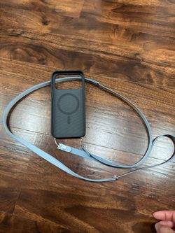 iPhone 17 Pro Max case and lanyard