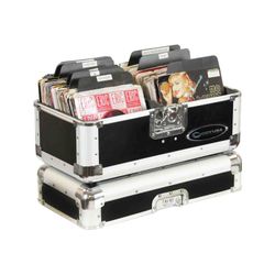 Odyssey K45120BLK, KROM Series Utility Case for 120 7" Vinyl Records - Black