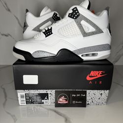 Brand New Jordan 4 White Cement Size 10M