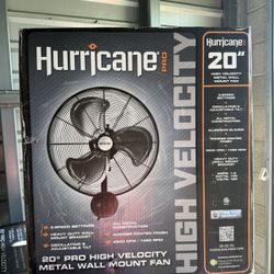Hirricane  20” Pro Max. Ventilador De Pared Potente. Ideal Para Fábricas 