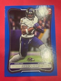 2026 Bowman Football Derrick Henry Blue /150 #9 Ravens