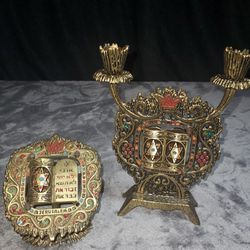 Vintage Israel Brass Items