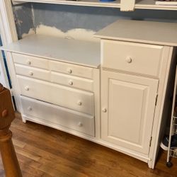 White Child Dresser