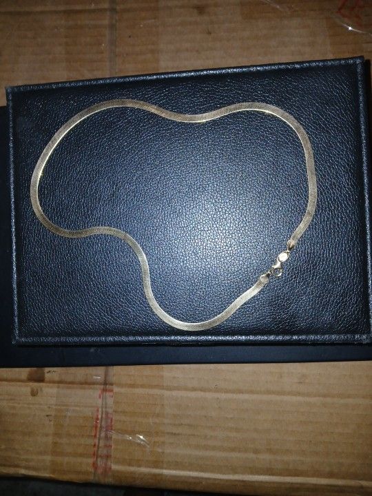 14k Herringbone Chain