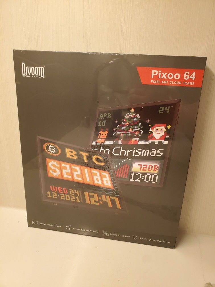 Brand New Beautiful Divoom Pixel Arts Digital Cloud Frame & Monitor 