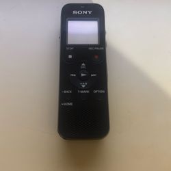 Sony ICD-PX470 Stereo Digital Voice Recorder with Built-in USB Voice Recorder, Black