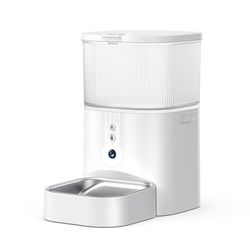 Smart Automatic Pet Feeder with Camera – 3L Large Capacity, APP Remote Control, Timed Feeding, Stainless Steel Bowl (Model: X40)