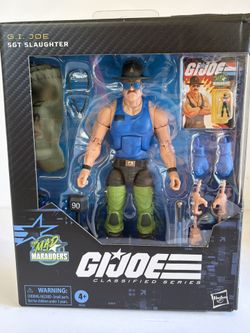 NEW Hasbro GI Joe Classified Series Mad Marauders #129 SGT SLAUGHTER 6” Figure