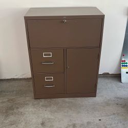 Vintage 1960S Sears Metal Office Cabinet