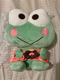 Keroppi Frog Plush with Donut