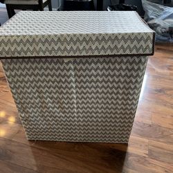 Household Essentials Double Hamper With Removable Hamper Bags.