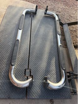 2000 thru 2006 Toyota Tundra Access Cab Nerf Bars Side Step Rails