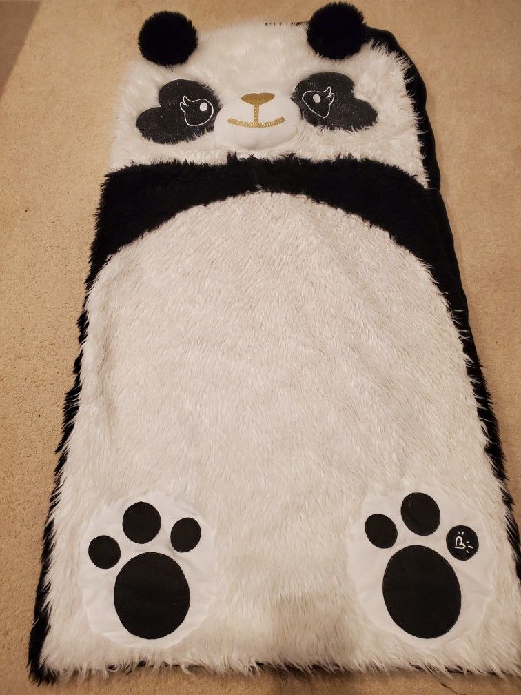 Panda Justce Sleeping Bag & Matching Storage Bin