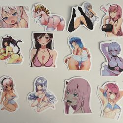 Cute Sexy Anime Girl Stickers