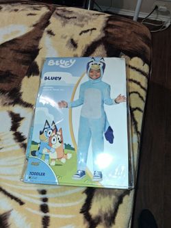 Toddler costume bluey size 3t_4t in good condition clean