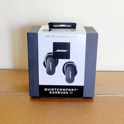 BOSE QuietComfort Earbuds II True Wireless Noise Canceling In-Ear Headphones (Triple Black) - NEW! 🎧🔥