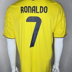 2025/26 Ronaldo #7 Al Nassr Jersey Men’s Home Jersey