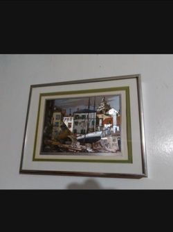 LIONEL BARRYMORE FOIL ARTWORK - VENICE - 11"×9"