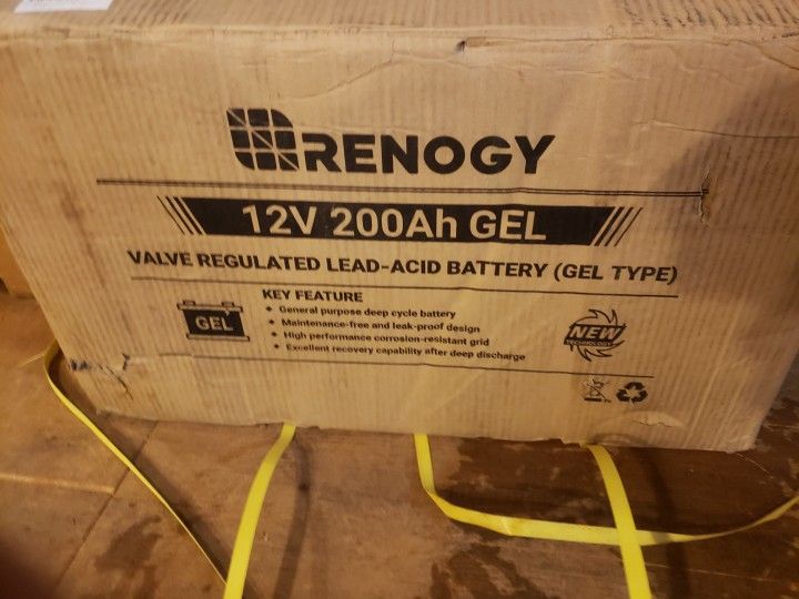 12 V 200 Ah Gel Battery 