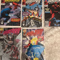 291-295 Daredevil comics