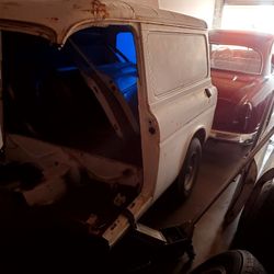 English Ford Anglia 1965 308E Van Rear Section 