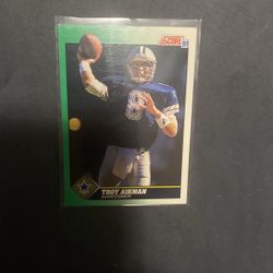 Troy Aikman 1991 Score #225