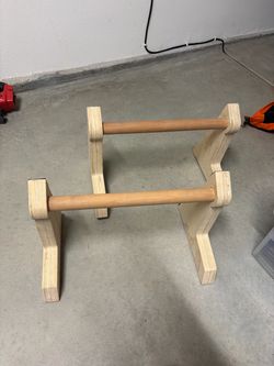 Wooden Parallettes Workout Bars