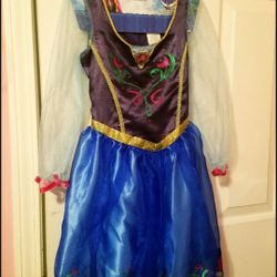Disney Anna Dress Up Size 4-6x NEW