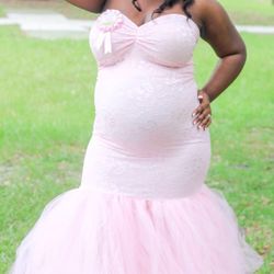 Baby Shower Pink Dress