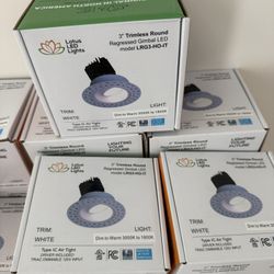 128x Lotus LED 3” Trimless Gimbal – NEW – Contractor Deal