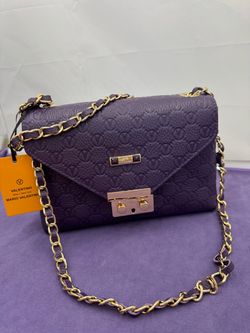 Valentino by Mario monogrammed shoulder purse