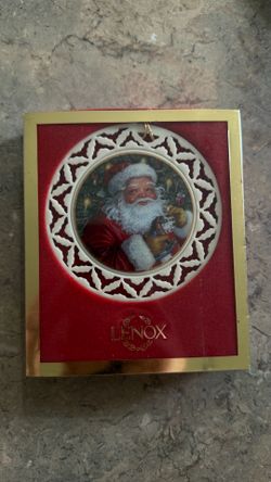 Lenox Santa Christmas Porcelain Ornament