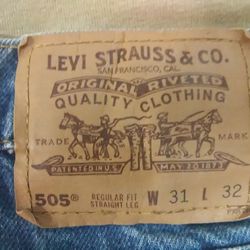 Levi's 505 Jeans 31 x32