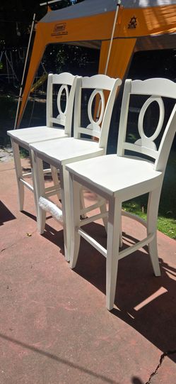Solid Wood Bar Stools // $100 for all