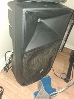Thump 12 series dj speaker with all connections