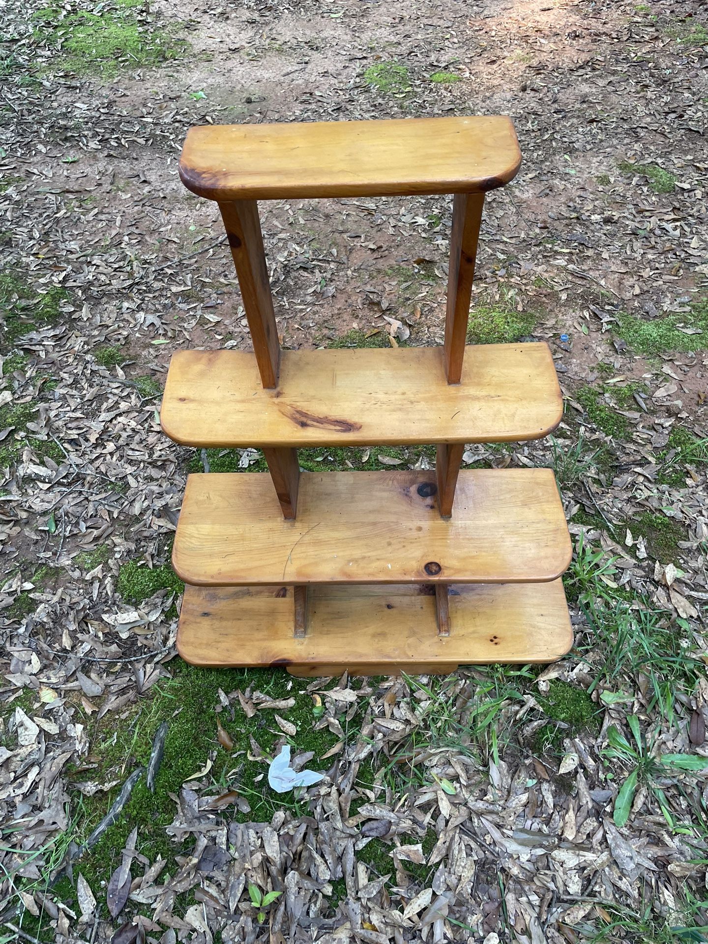 Vintage Wooden Wall Shelf