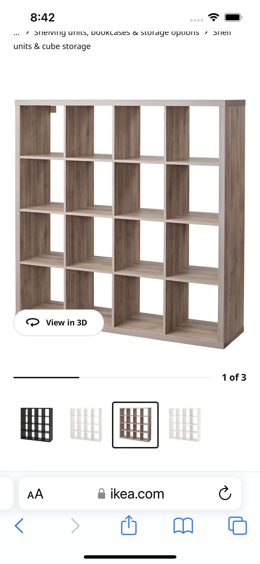 IKEA Kallax Shelf Unit -birch color for Sale in Elk Grove, CA - OfferUp