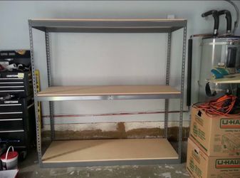 Garage Rack Shelving 72 in W x 30 in D Shelves Stronger Than Homedepot  Lowes Costco Ivar System Shelves Delivery Available