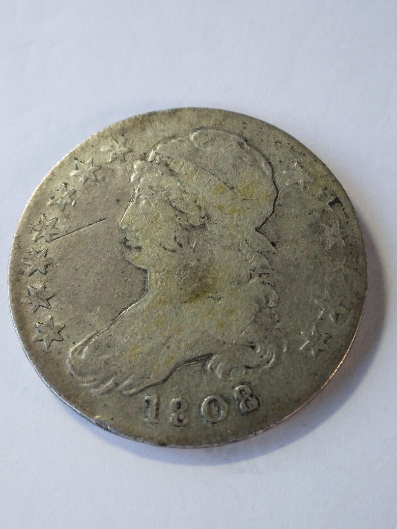 1808 Capped Bust Half Good Condition 