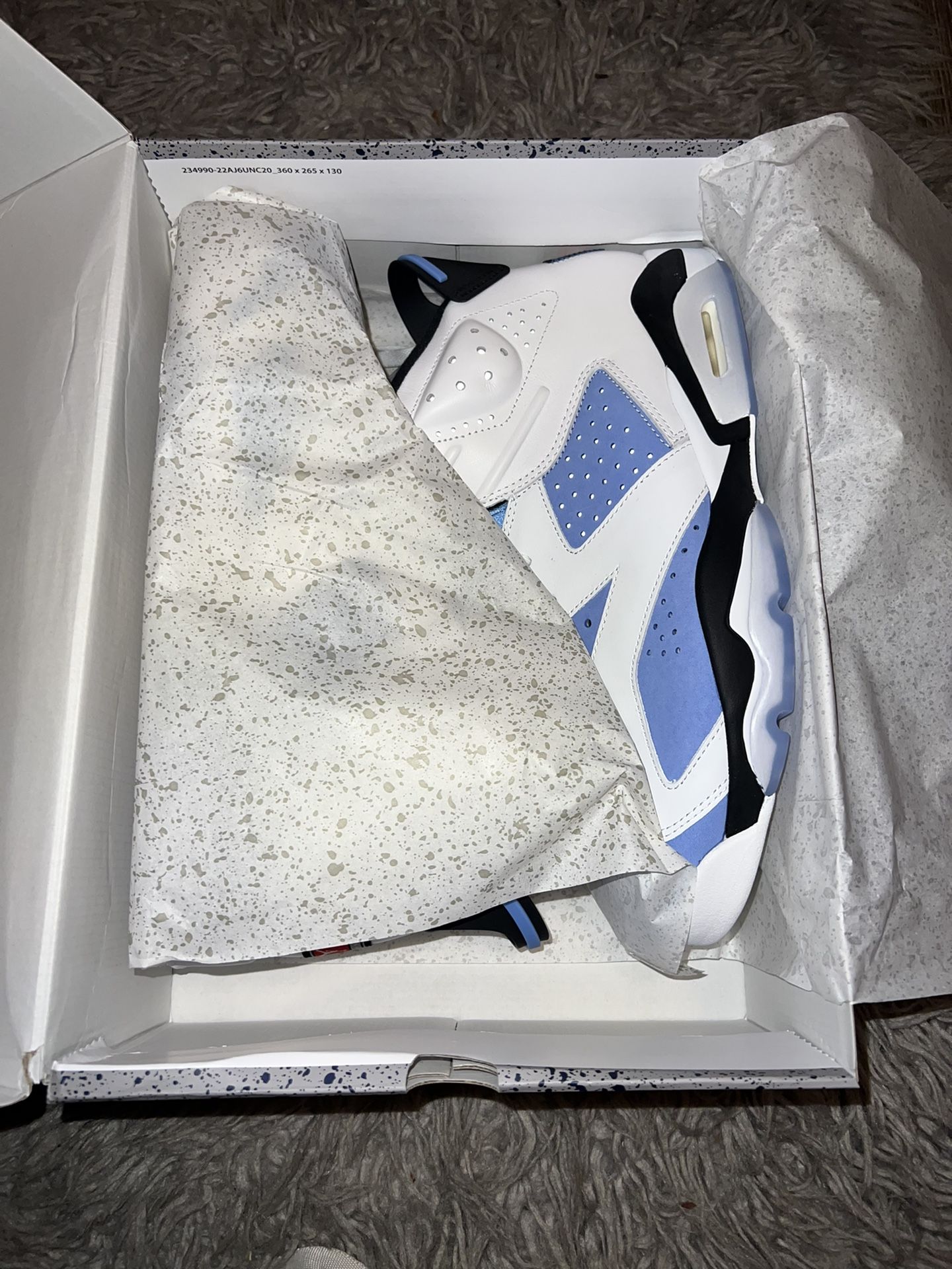 DS Jordan VI UNC SZ 13 M/14.5 W