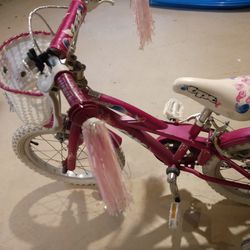 Beautiful Girl's Bike 16inch removable assistant wheels
